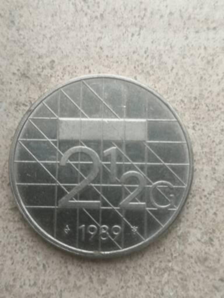 Stuk van 2.5 Nederlandse gulden 1989, Postzegels en Munten, Munten | Nederland, Ophalen of Verzenden