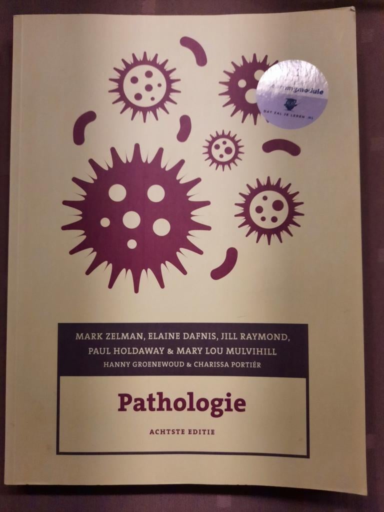 Pathologie, Boeken, Studieboeken en Cursussen, Ophalen of Verzenden, Zo goed als nieuw, Hogeschool, Charissa Portiér; Elaine Dafnis; Jill Raymond; Mark Zelman; P...
