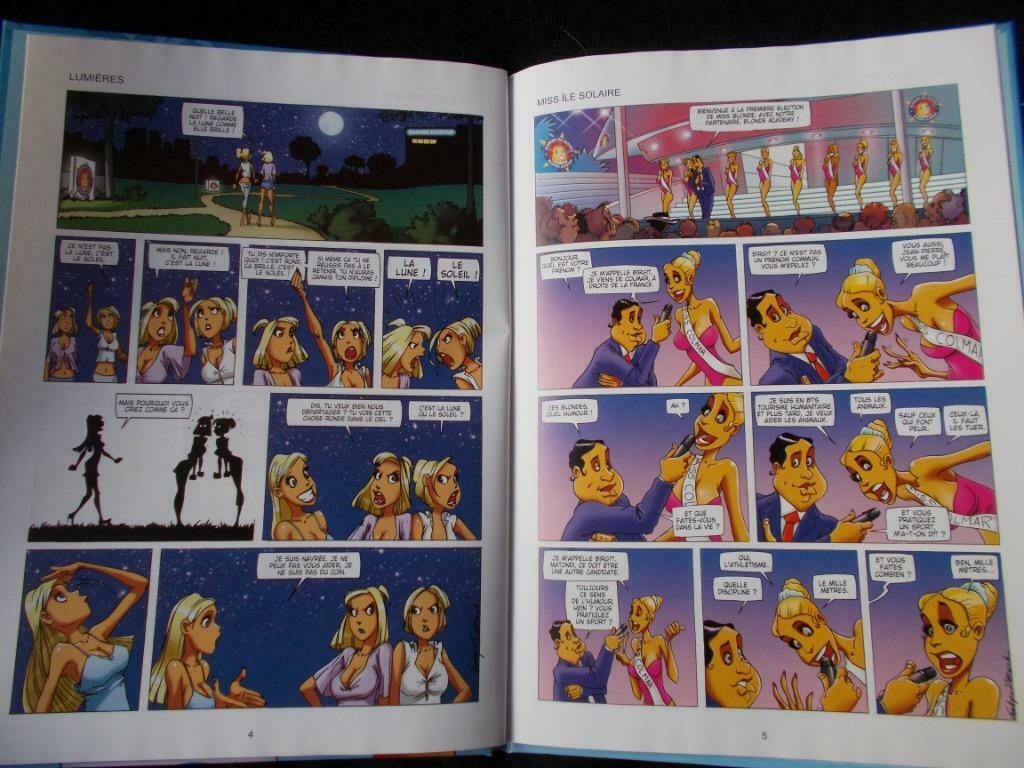 Les Blondes (6 Albums encore disponibles dont 3 en EO), Plusieurs BD, Enlèvement, Comme neuf