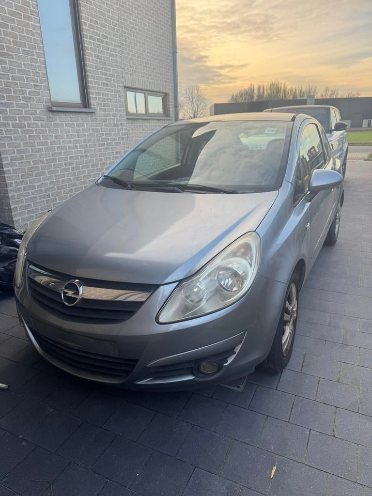Opel Corsa/diesel/2007/168dkm/gekeurd, Auto's, 4 cilinders, Grijs, Particulier, Zilver of Grijs