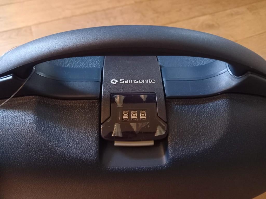 Beautycase Samsonite gloednieuw, Handtassen en Accessoires, Ophalen, Blauw, Met slot, Nieuw