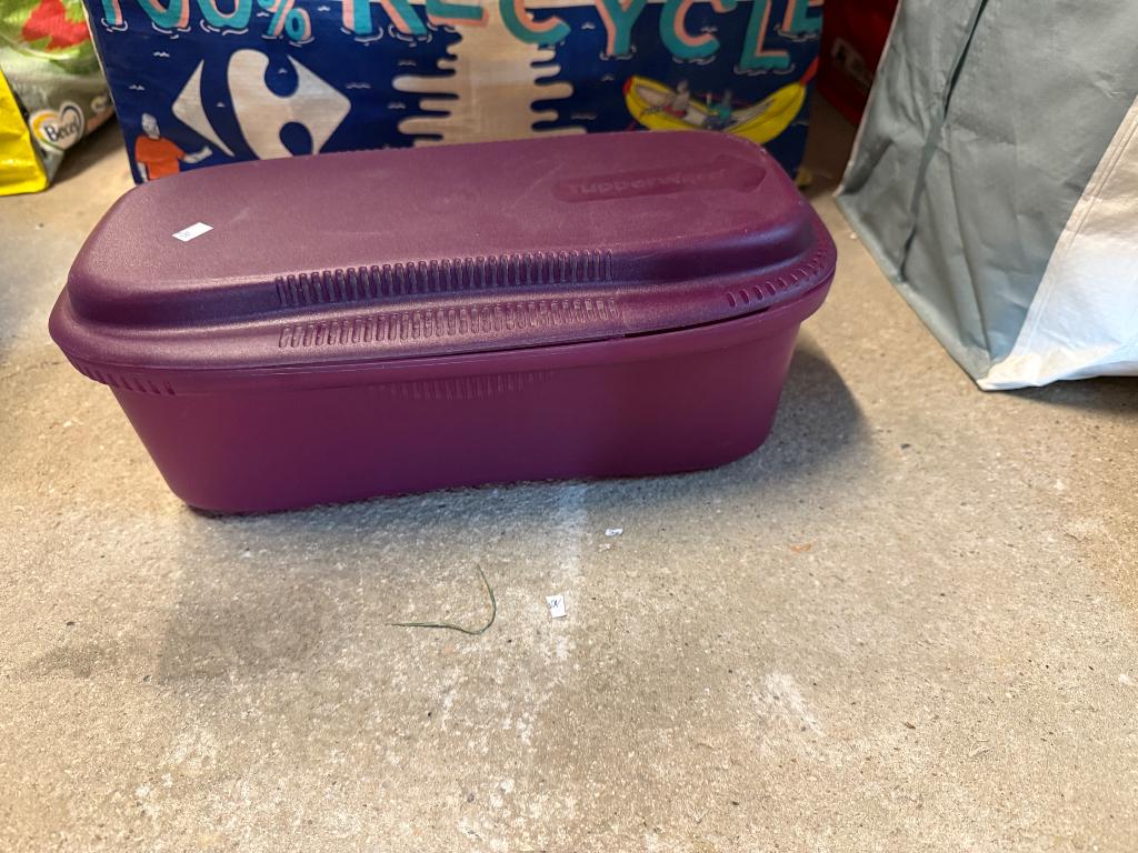 Cuiseur à pâtes Tupperware mauve 1,9L, Maison & Meubles, Cuisine| Tupperware, Enlèvement ou Envoi, Comme neuf, Violet, Autres types