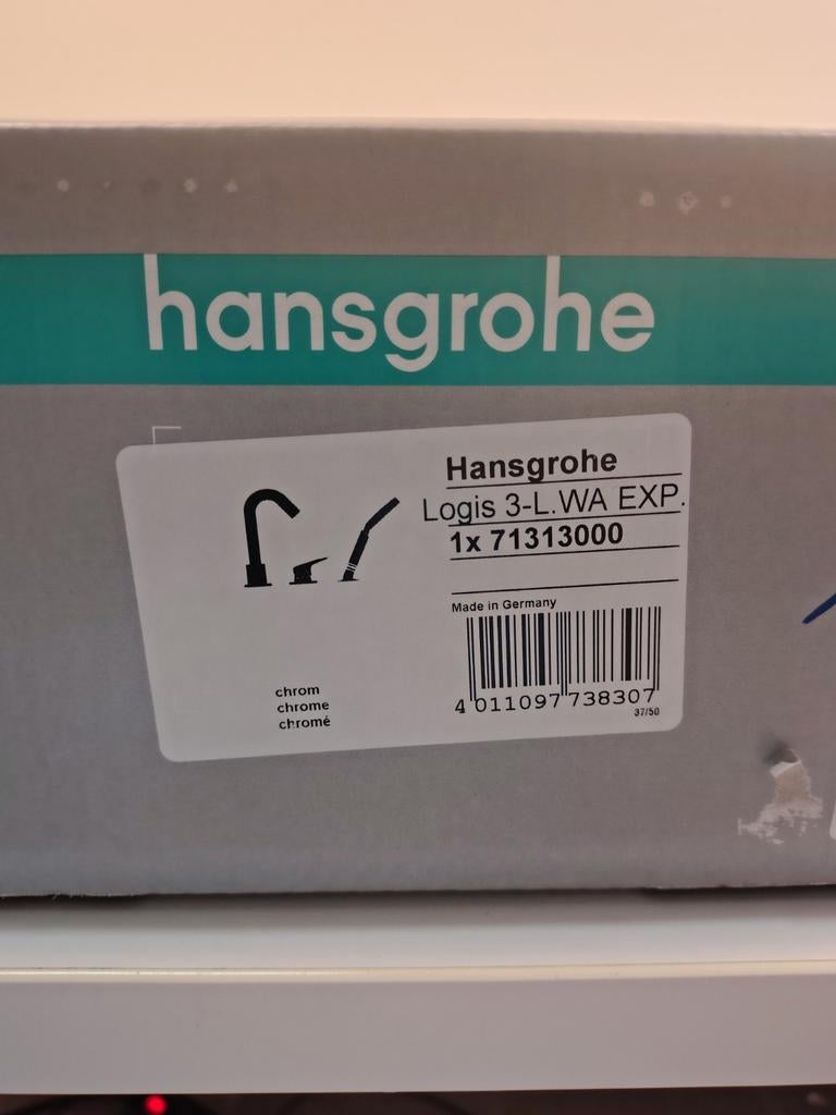Combinaison de terrasse à 3 trous Hansgrohe 71313000 Logis -, Maison & Meubles, Neuf, Hansgrohe, Duitsland, Enlèvement ou Envoi