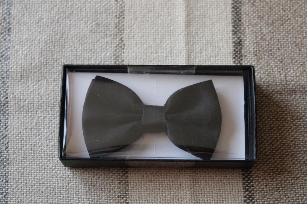 Vlinderdas (strikje) zwart 10 x 6 cm, Kleding | Heren, Stropdassen, Effen, Zwart, Geen merk, Nieuw