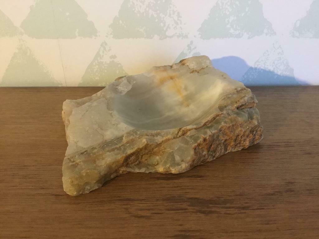 Natuurstenen schaaltje onyx, Ophalen of Verzenden