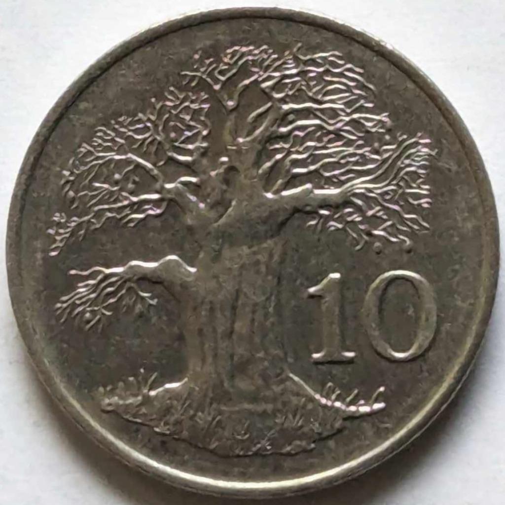 Zimbabwe - 10 cents - 1991, Postzegels en Munten, Munten | Afrika, Ophalen, Zimbabwe, Losse munt