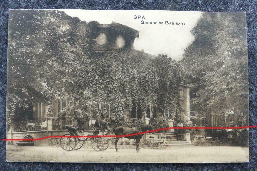 Postkaart 27/7/1912 Spa, Source de Barisart, België, Ophalen of Verzenden, Voor 1920, Gelopen, Luik