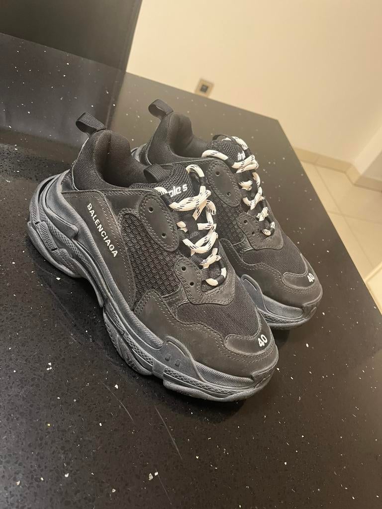 Balenciaga Triple S sneakers – maat 40 – origineel, Kleding | Heren, Ophalen, Zwart, Zo goed als nieuw, Sneakers