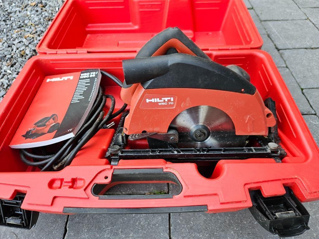 Scie circulaire Hilti Wsc70, Doe-het-zelf en Bouw, Gereedschap | Zaagmachines, Ophalen, Cirkelzaag, Hilti, Zo goed als nieuw