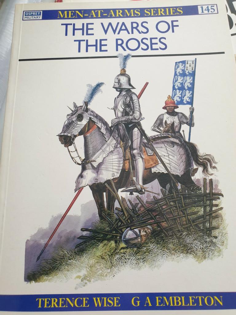 Men-at-arms 101 Conquistadores 145 the war of the roses, Enlèvement ou Envoi, Comme neuf
