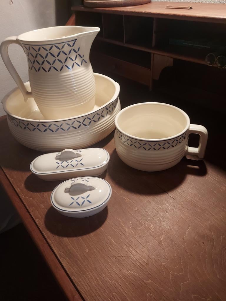 Antieke lampetset, Ophalen