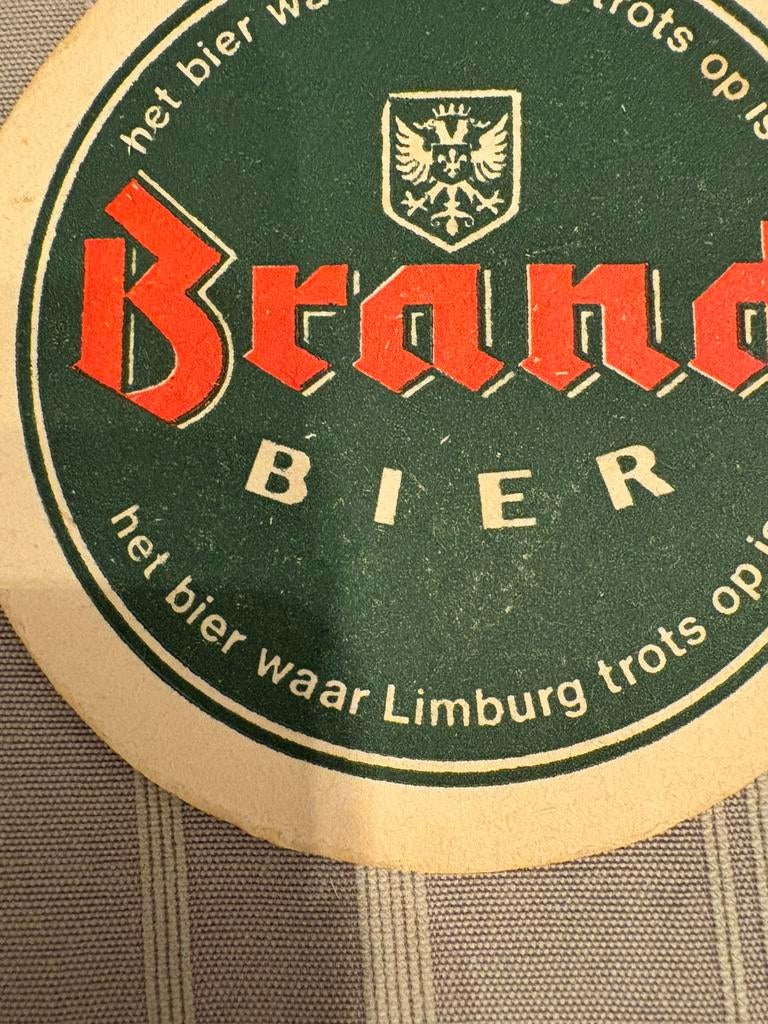 Oude bierviltje brand bier, Verzamelen, Biermerken, Ophalen of Verzenden, Gebruikt, Brand