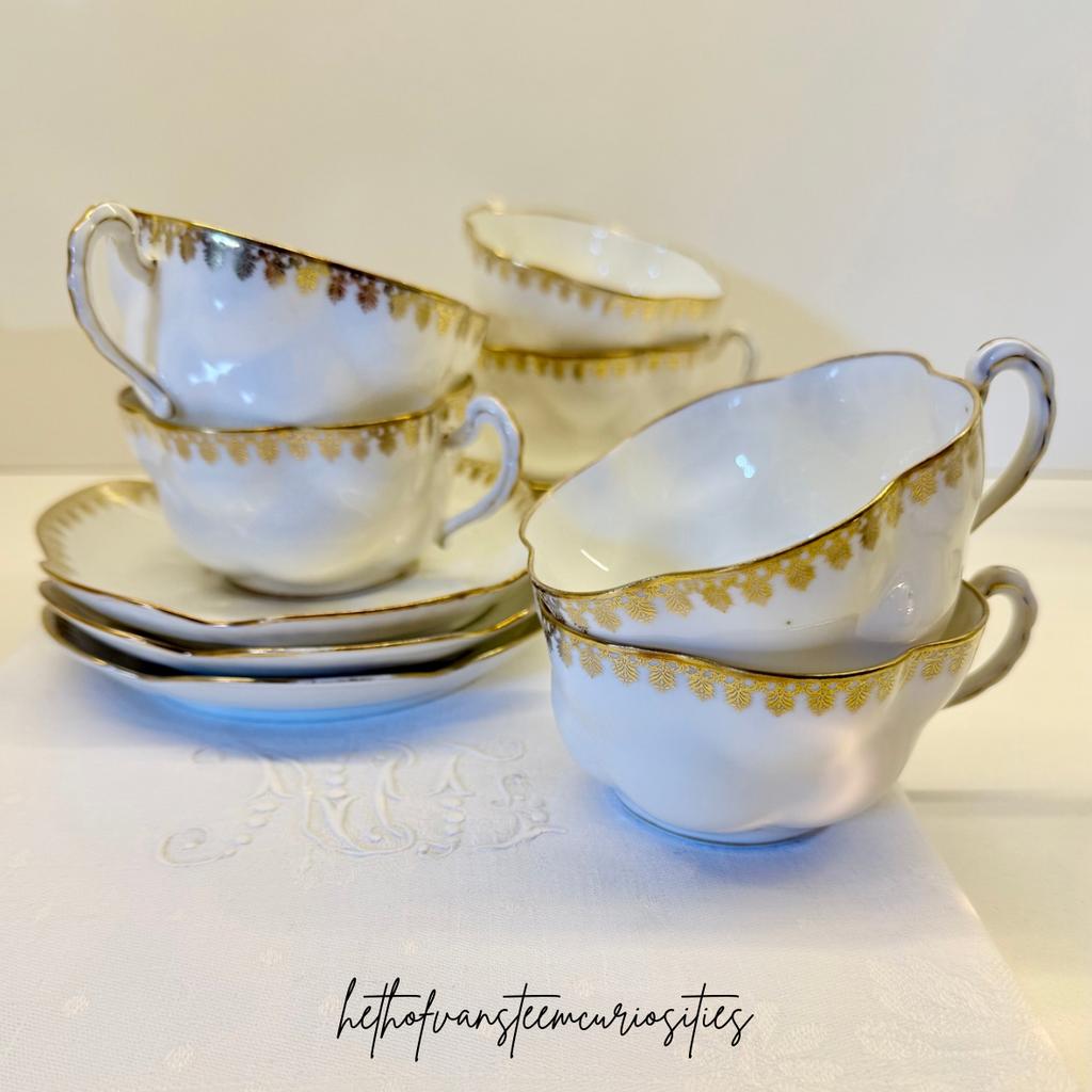 LIMOGES Koffieservies Interbellum, Antiek en Kunst, Ophalen of Verzenden