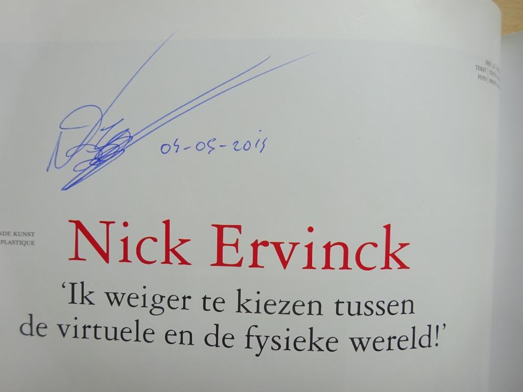 Isel 32 - 2009 Nick Ervinck (signed) Vankets, Ramakers, Beel, Ophalen of Verzenden, Zo goed als nieuw, Schilder- en Tekenkunst