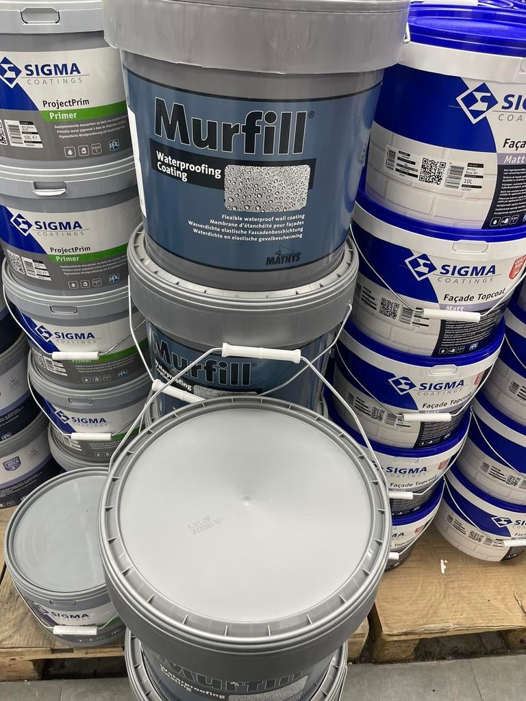 🔥🚨Peinture TRIMETAL FAÇADE, SIGMA & MURFILL 15kg PROMOS🔥, Bricolage & Construction, Peinture, Vernis & Laque, 15 à 20 litres