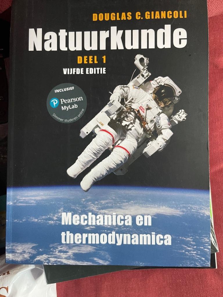 Natuurkunde deel 1, Boeken, Ophalen of Verzenden, Nieuw, Hoger Onderwijs, Douglas C. Giancoli