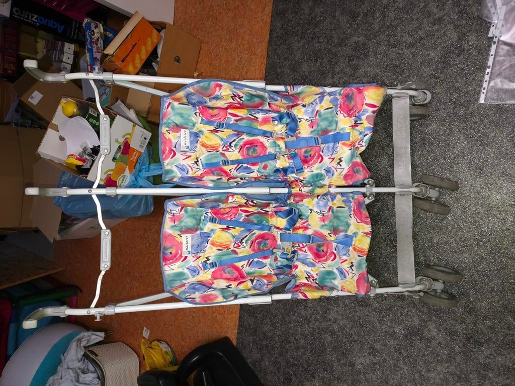 Tweeling buggy, Ophalen, Gebruikt