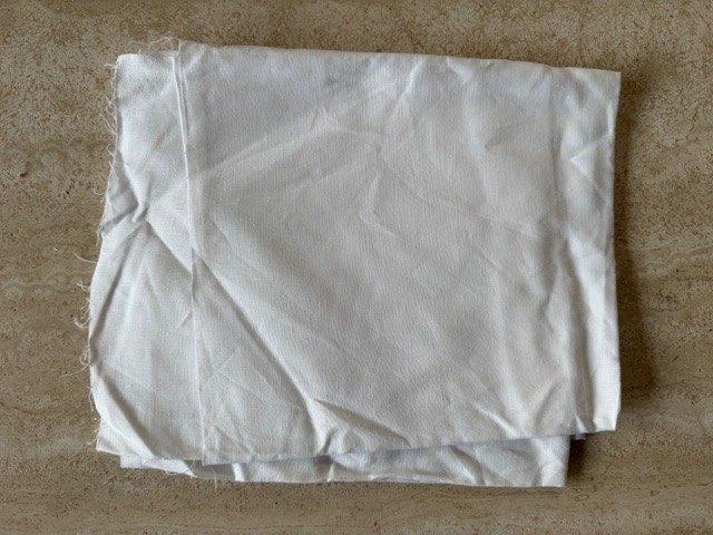 Nieuwe linnen stof - 1,50m x 50cm (nr4908), Ophalen of Verzenden, Nieuw, Wit, Linnen