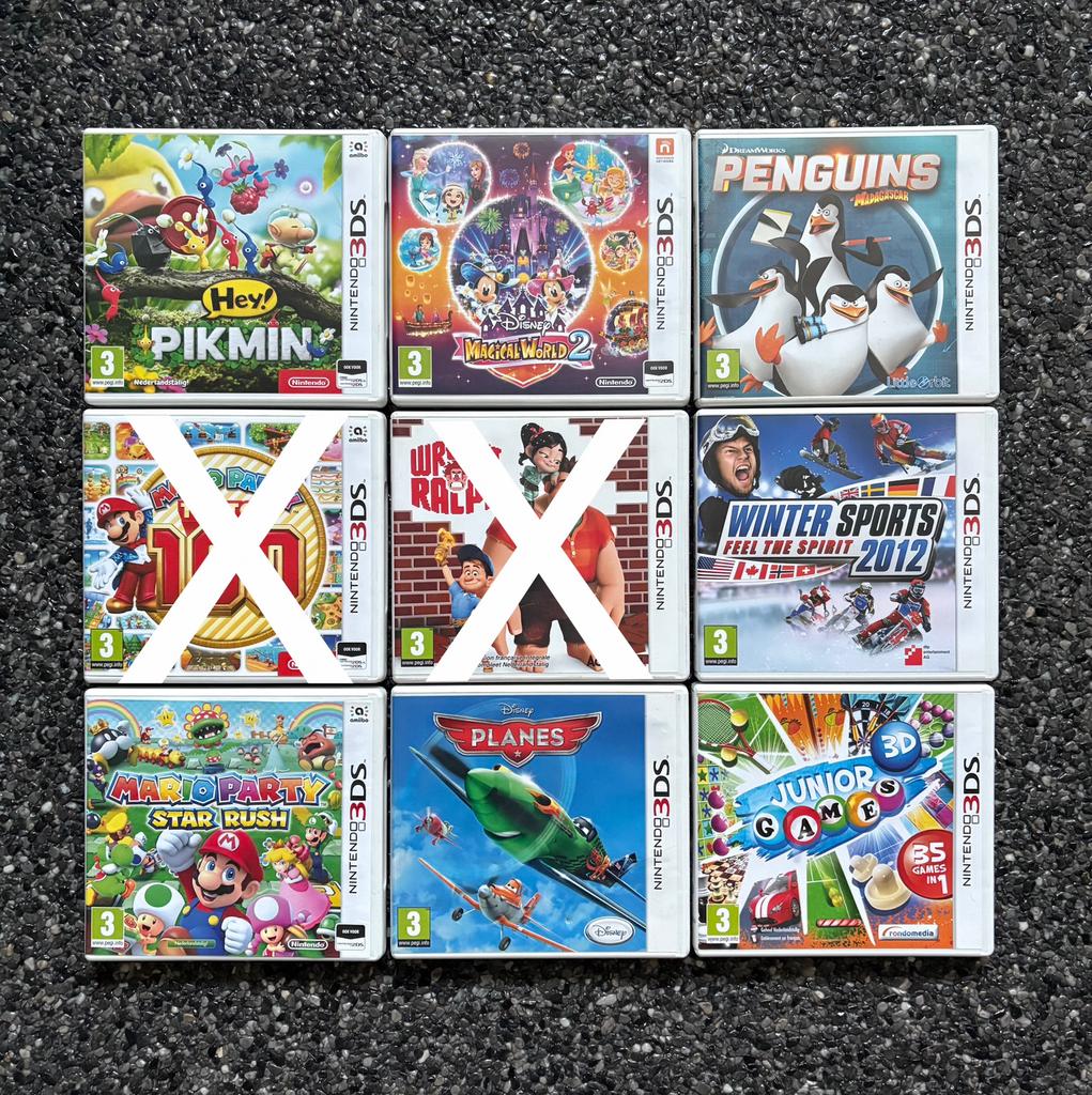 7 x Nintendo 2DS/3DS spelletjes, Ophalen of Verzenden