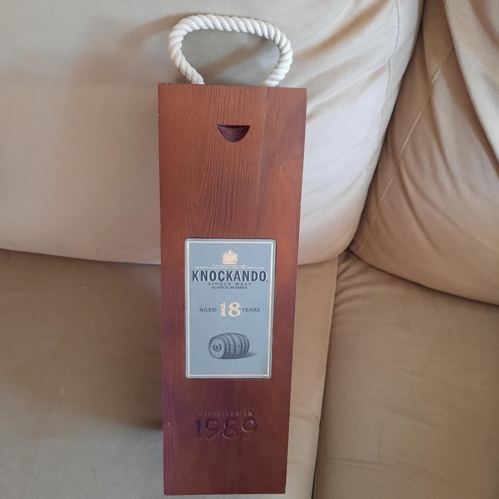 Whisky koffer . Fles is leeg . Alles origineel ., Verzamelen, Ophalen of Verzenden, Zo goed als nieuw