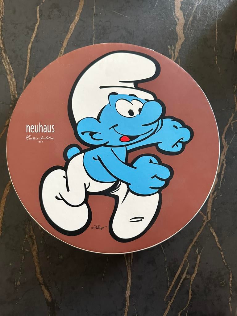 Chocoladedoos Neuhaus Smurfen Peyo, Collections, Enlèvement ou Envoi, Comme neuf