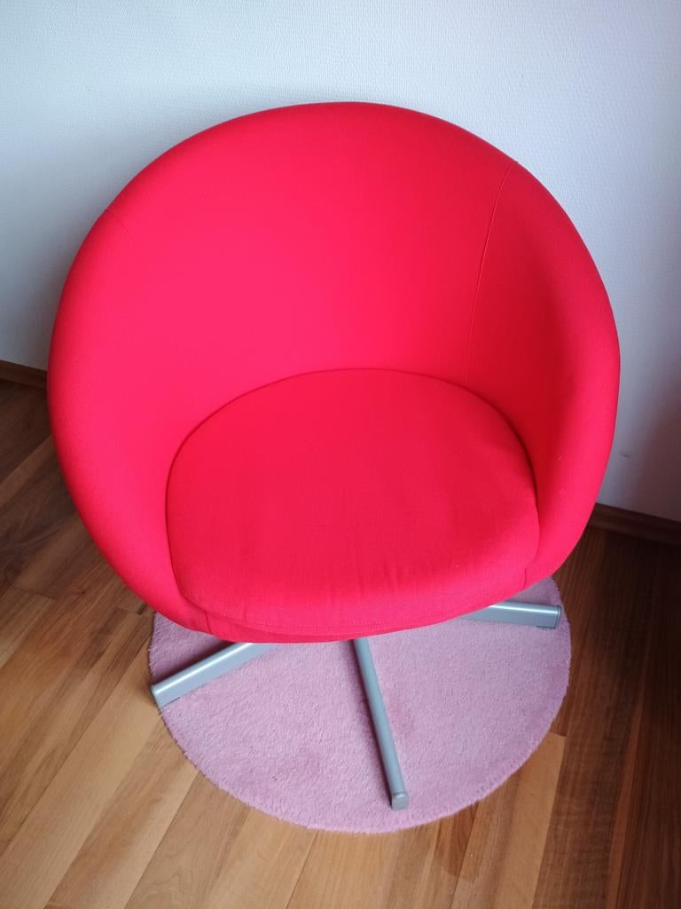 Rode draaistoel ikea, Ophalen, Stof