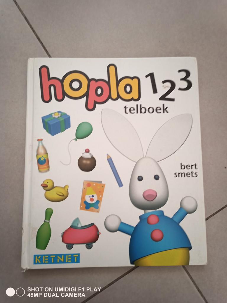 Boek Hopla 1 2 3 telboek, Enlèvement ou Envoi, Utilisé, Bert Smets, 3 à 4 ans