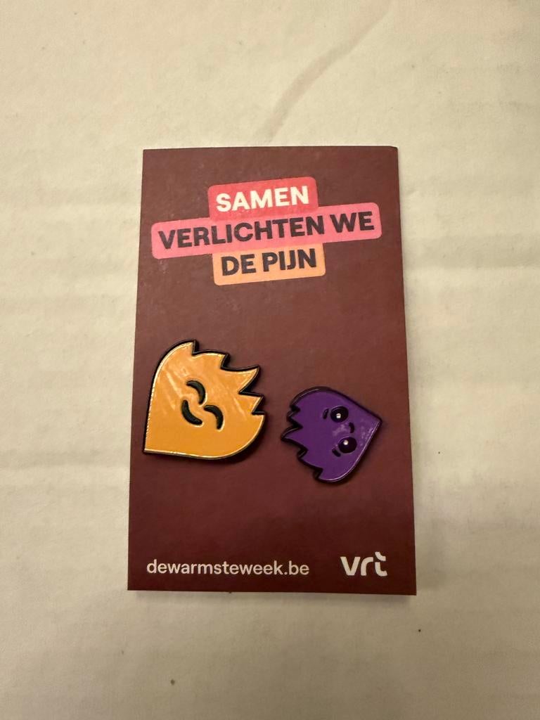 Warmste week pin, Ophalen of Verzenden, Zo goed als nieuw