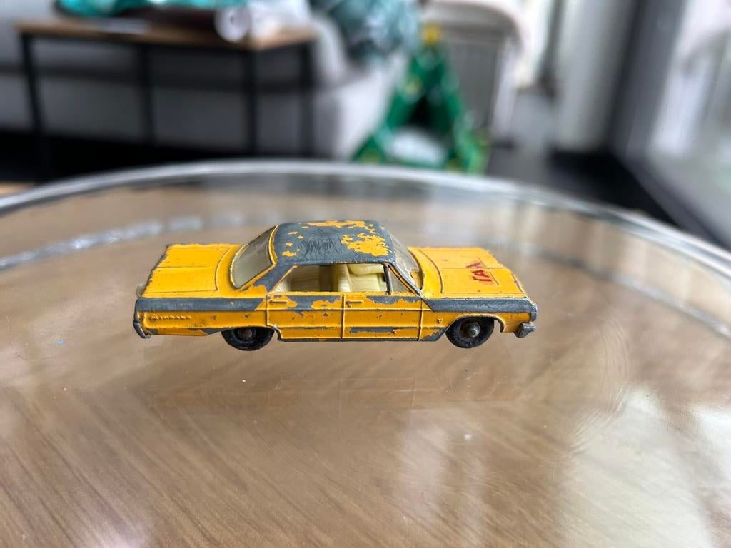 Matchbox Lesney Chevrolet Impala Taxi nr 20-C 1965, Ophalen of Verzenden
