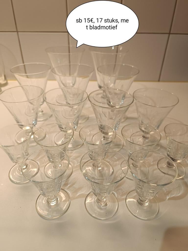 Glazen, Ophalen of Verzenden, Zo goed als nieuw