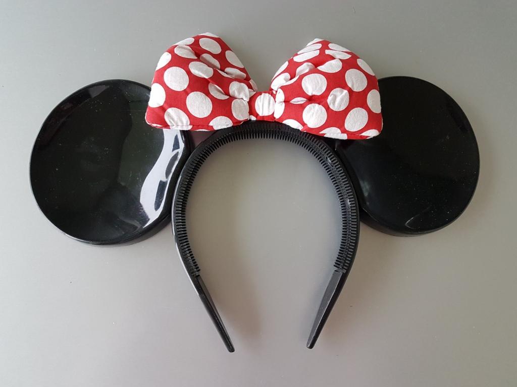 Minnie Mouse diadeem Disneyland, Verzamelen, Ophalen of Verzenden, Mickey Mouse, Zo goed als nieuw, Kleding of Textiel