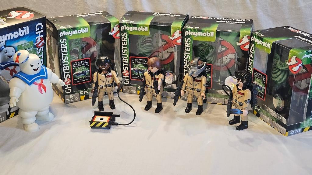Lot 5 personnages Playmobil 18cm COLLECTOR Ghostbuster, Enfants & Bébés, Jouets | Playmobil, Enlèvement ou Envoi, Comme neuf, Ensemble complet