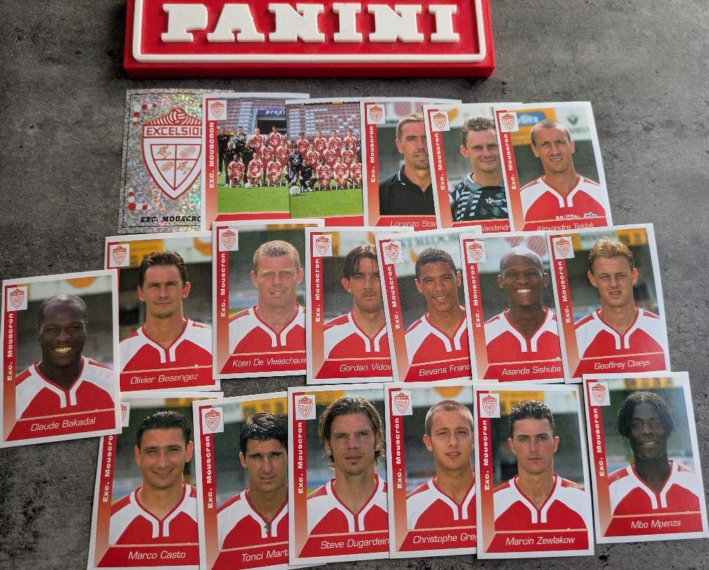 PANINI STICKERS 19X FOOTBALL 2003 MOESKROEN EX VOETBAL, Verzenden, Nieuw