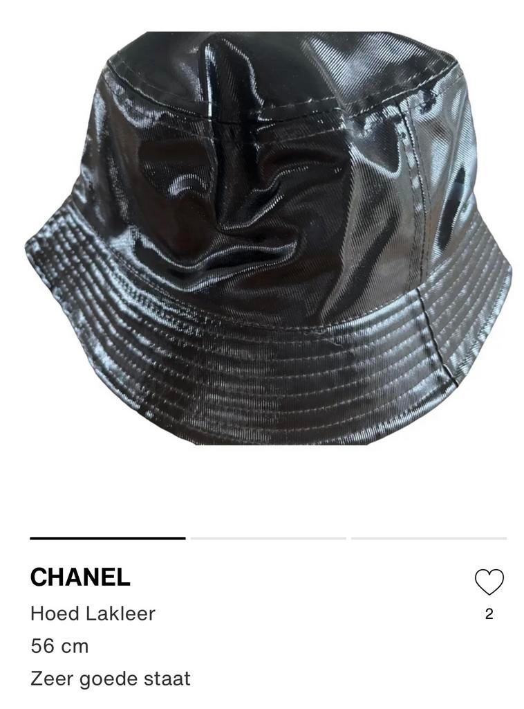 Chanel lakleder, Kleding | Dames, Hoeden en Petten, Ophalen of Verzenden
