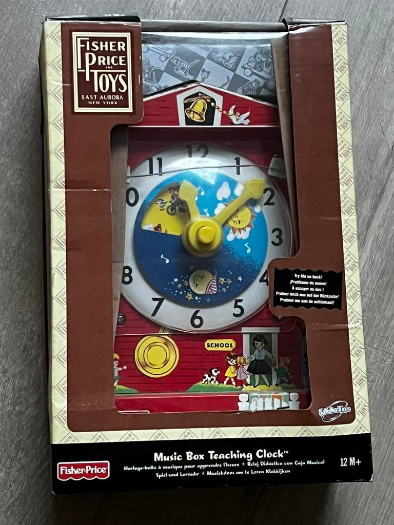Fisher price music box teaching clock, Enfants & Bébés, Enlèvement ou Envoi, Neuf