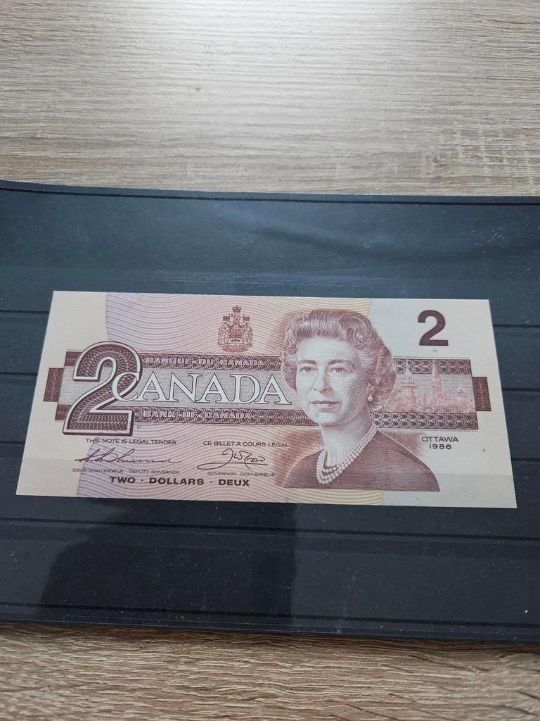 2 dollars Canada 1986 année UNC, Enlèvement ou Envoi, Billets de banque