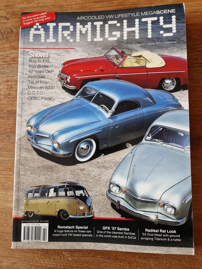 Boek magazine airmighty aircooled volkswagen, Livres, Autos | Livres, Enlèvement ou Envoi, Utilisé, Volkswagen