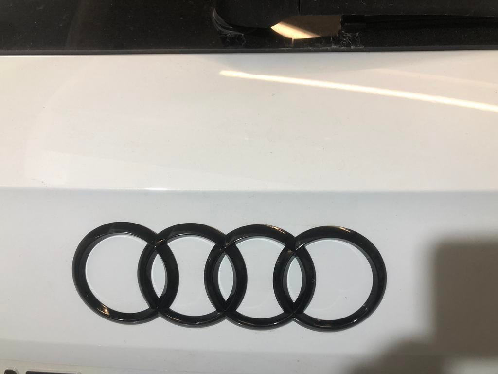 Audi zwart zwart logo voor + achter + montage