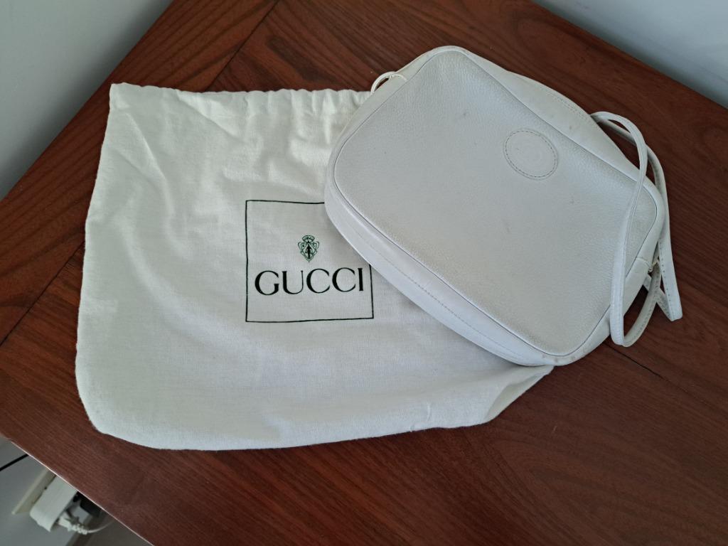 Sac à main Gucci, Enlèvement ou Envoi, Utilisé, Blanc, Sac à main