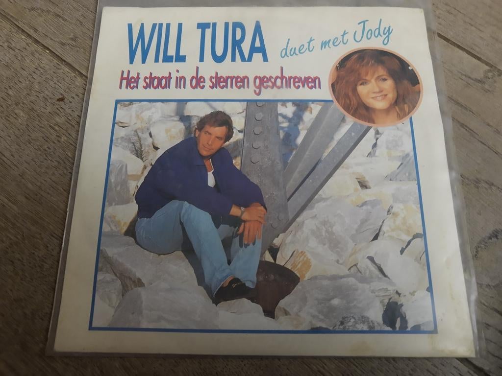 Single Will Tura: Het staat in de sterren geschreven, duet, Ophalen of Verzenden, Zo goed als nieuw