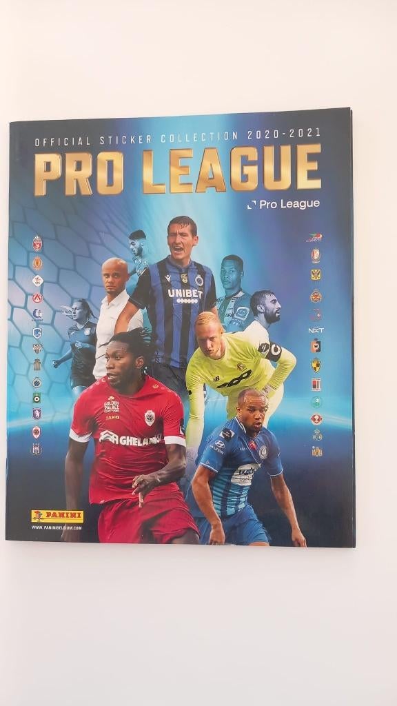 Panini Jupiler Pro League 20-21 (leeg album), Hobby en Vrije tijd, Ophalen of Verzenden, Zo goed als nieuw, Stickers en Plaatjes