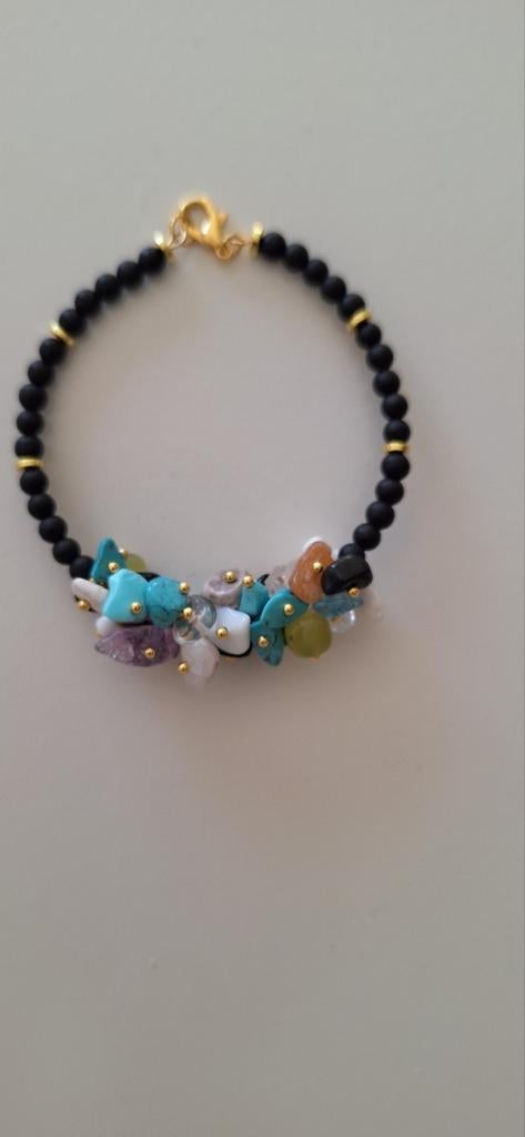 Armband halfedelstenen, Envoi, Neuf