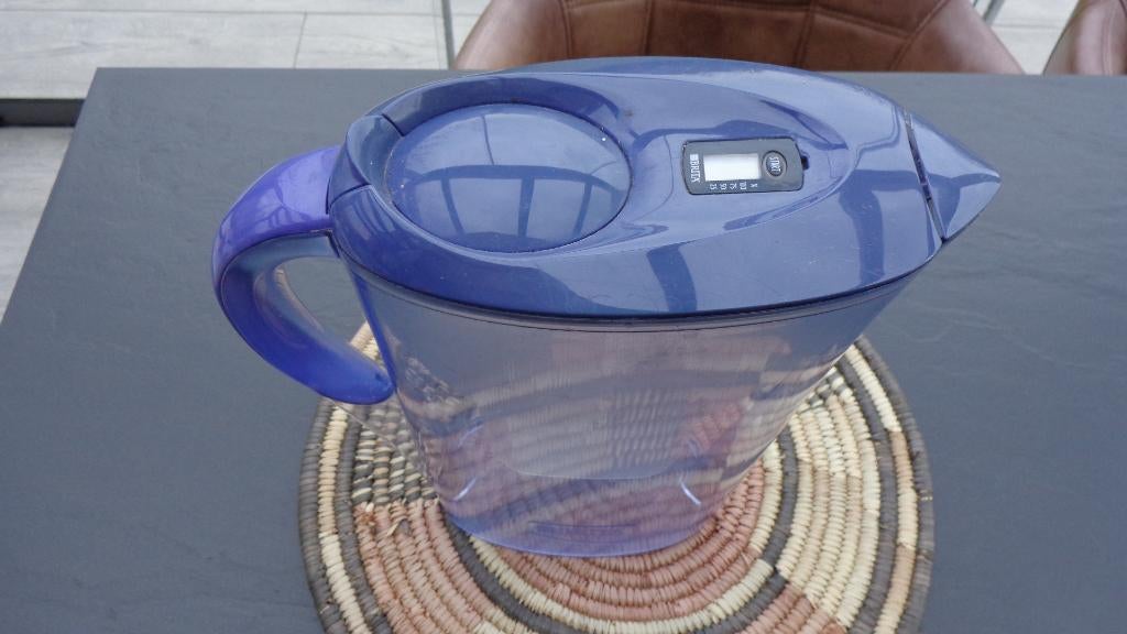 Waterkan blauw BRITA, Huis en Inrichting, Ophalen, Gebruikt