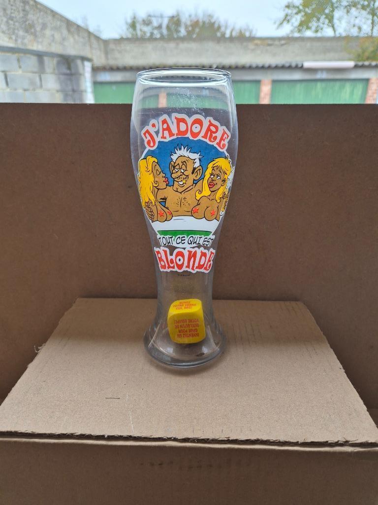 Verre J'adore tout ce qui est Blonde, Enlèvement ou Envoi, Utilisé, Verre ou Verres, Autres marques