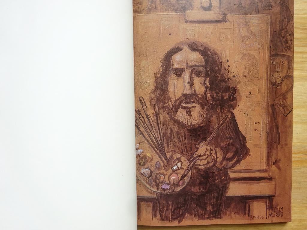 Moreh, Mens, masker, Dier 1995 Plantin-Moretus Antwerpen, Ophalen of Verzenden, Gelezen, Schilder- en Tekenkunst