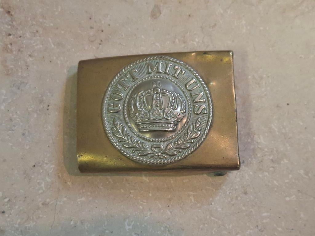 Gott Mit Uns 1914 Koppelslot Eerste Wereldoorlog, Ophalen of Verzenden