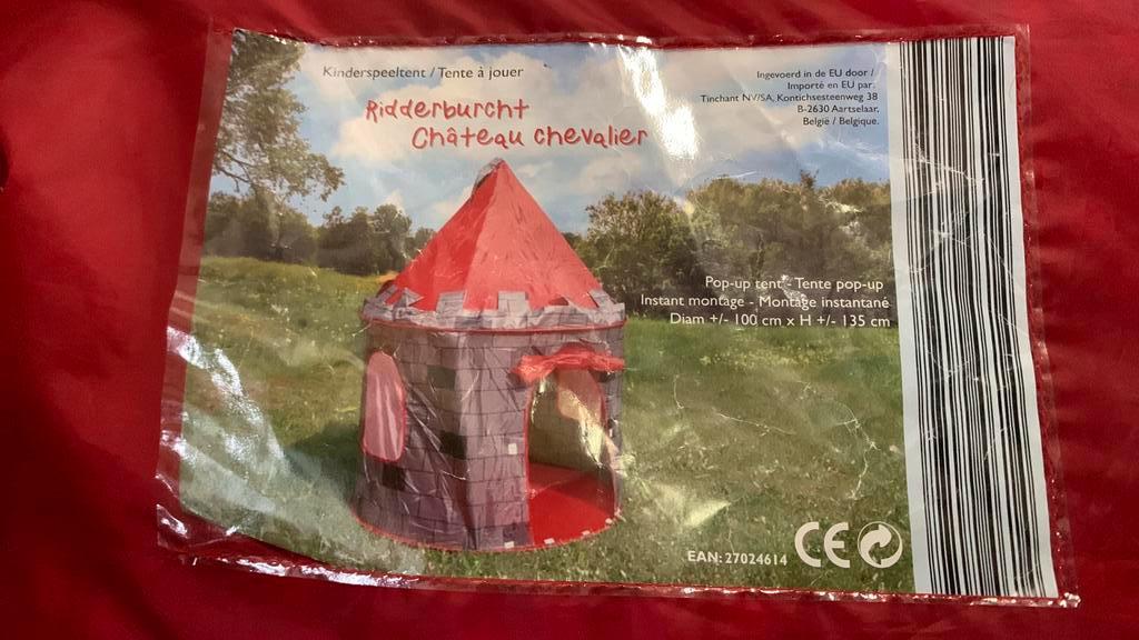Kinderspeeltent ridderburcht, Ophalen of Verzenden, Gebruikt