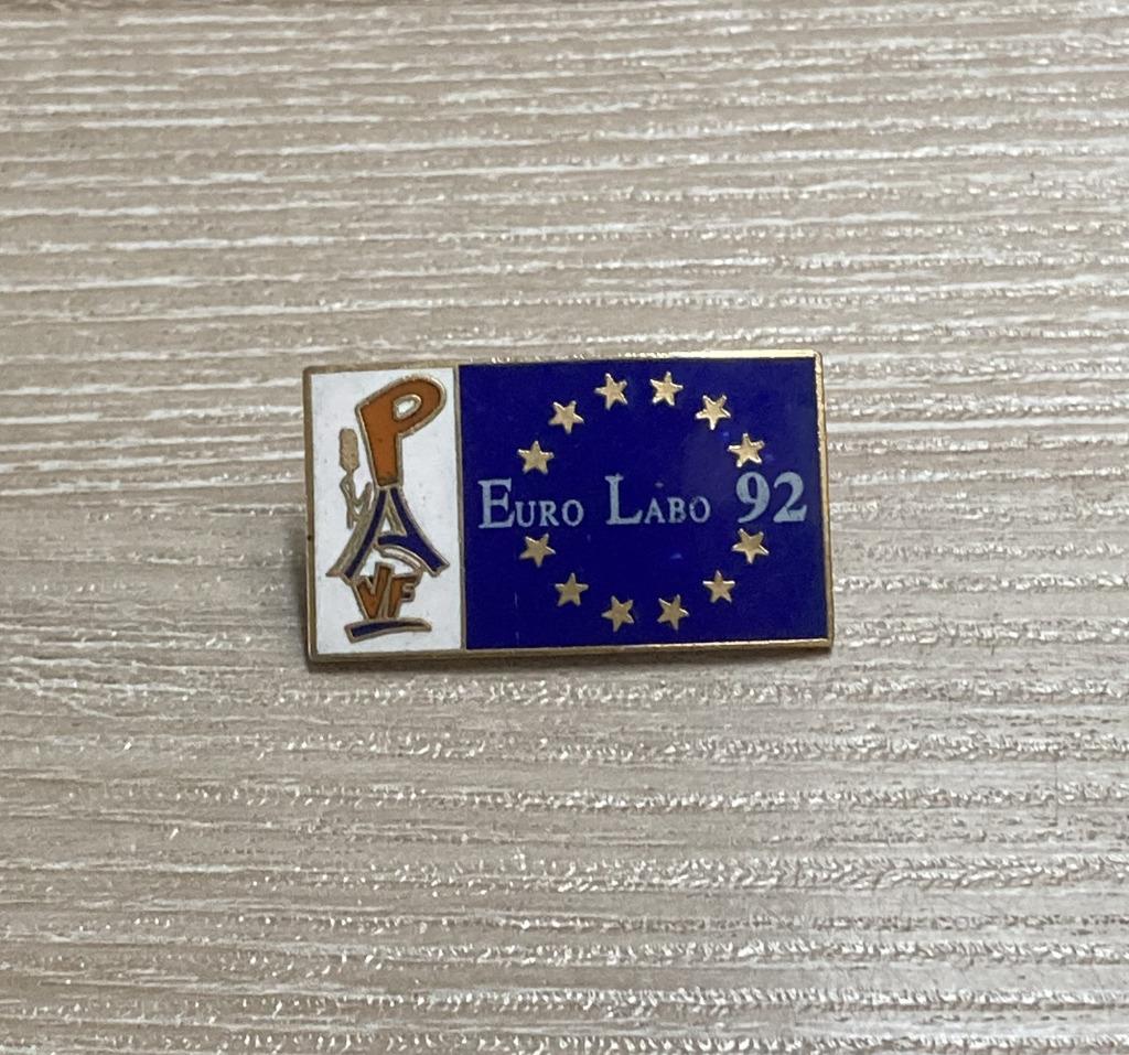 PIN - EURO LABO 92, Verzenden, Gebruikt, Overige onderwerpen, Speldje of Pin