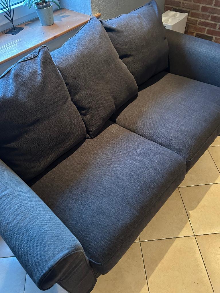 Fauteuil 2 places, Huis en Inrichting, Zetels | Zetels, Gebruikt, Rechte bank, Tweepersoons, Stof, Ophalen