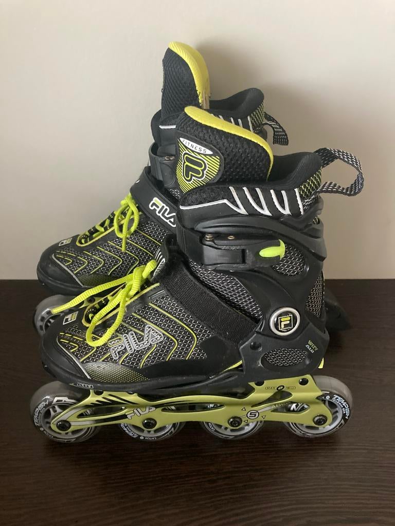 Inline skates Fila Wizy Alu verstelbaar maat 32-35, Sport en Fitness, Skeelers, Gebruikt, Verstelbaar, Ophalen of Verzenden